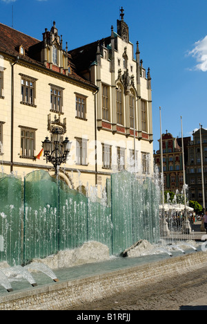 Market square, rynek of Wroclaw, Silesia, Poland, Europe Stock Photo