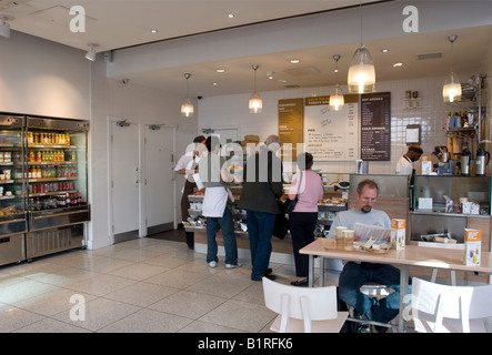 Eat. The real food company sandwich shop Charing cross branch London Stock Photo