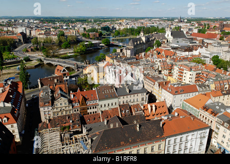 View over the historic centre of Wrocław, Lower Silesia, Poland Stock Photo