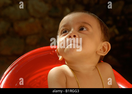 A indian boy below one year Stock Photo