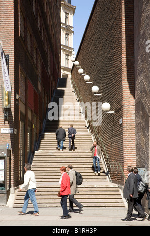 Stairs on Kungsgatan, Stockholm, Sweden, Scandinavia, Europe Stock Photo
