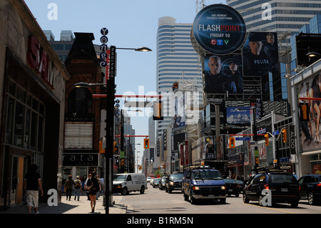 Yonge and Gould South Facing, Toronto, Ontario, Canada Stock Photo