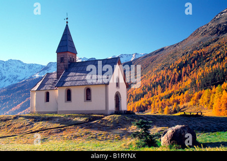 Chapel, Kurzras, Schnalstal, South Tyrol, Italy, Europe