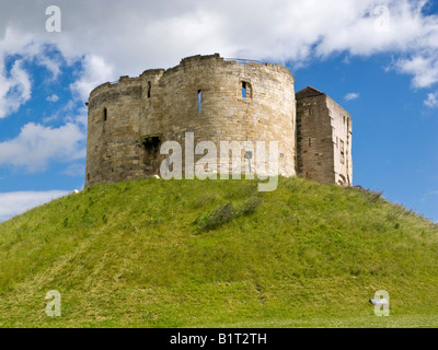 Cliffords Tower York Castle England UK Stock Photo