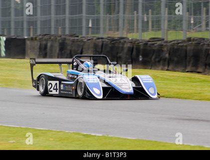 A V de V UK Juno SSE Sports Race Car in The Avenue at Oulton Park Motor Racing Circuit Cheshire England United Kingdom UK Stock Photo