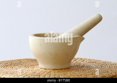 Pestle Mortar to use ! Stock Photo