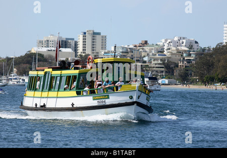 Cronulla and National Park Ferry Curranulla in Gunnamatta Bay cruising to Bundeena New South Wales Australia Stock Photo