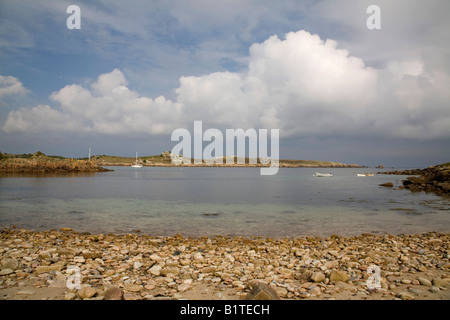 looking towards gugh st agnes Isles of Scilly Stock Photo