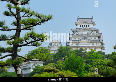 Himeji Banshu Castle, known as White Heron Castle, Hyogo JP Stock Photo