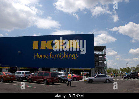 Ikea home furnishings store in the Red Hook neighborhood in the borough of Brooklyn in New York Stock Photo