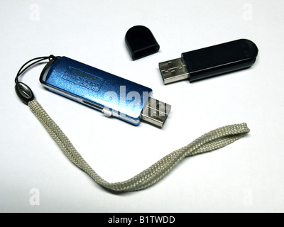 Two USB pen drives Stock Photo