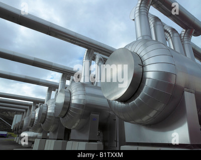 Nesjavellir Geothermal Power Plant, Iceland Stock Photo