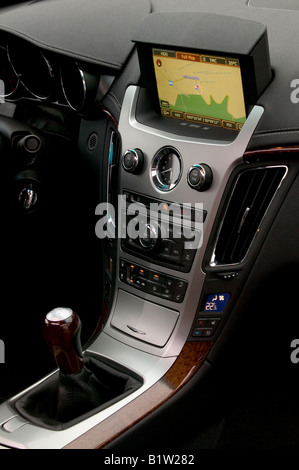 In car Sat Nav system Stock Photo