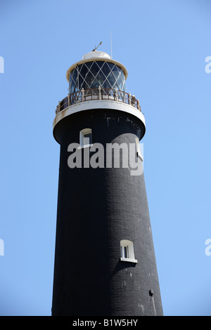 Dungeness Nuclear Power Station, in Kent, with magnificent lighthouse. Stock Photo
