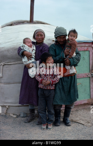 MONGOLIA South Gobi Children Stock Photo - Alamy