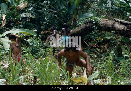 COLOMBIA Choco Embera Indigenous People Stock Photo