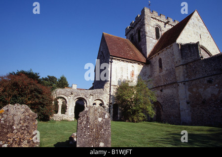 ENGLAND West Sussex Boxgrove Priory Church near Chichester Stock Photo