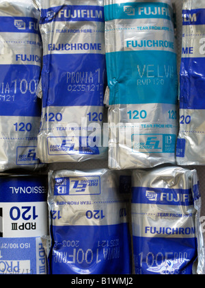 Rolls of unexposed slide film Stock Photo - Alamy