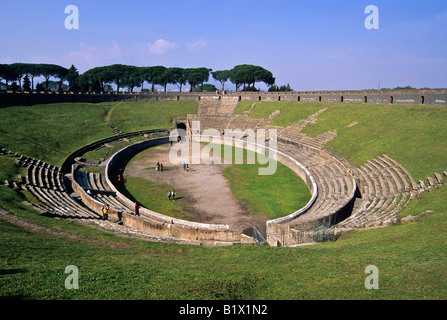 amphitheatre, pompeii, province of naples, campania, italy Stock Photo