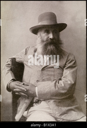 Count Alphonse Charles de Toulouse Lautrec Monfa, 1838 - 1913. Father of Henri de Toulouse Lautrec Stock Photo