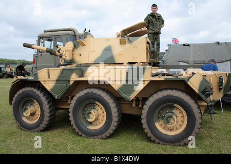 Alvis Saladin 6x6 armoured armored car Stock Photo - Alamy