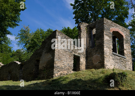 Ruins of St. John's Episcopal Church, Harpers Ferry National Historical Park, Harpers Ferry, West Virginia Stock Photo