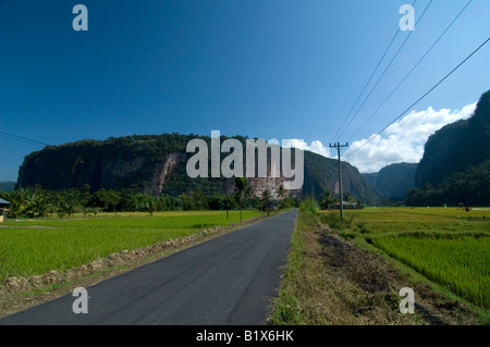 Harau Valley view Stock Photo