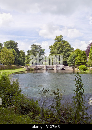 Bridge, Ashford-in-the-Water Stock Photo