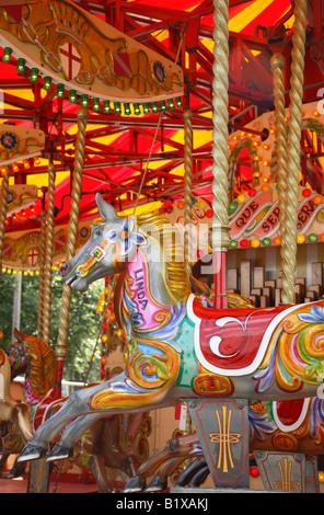 Fairground Horse Ride in London, England, UK Stock Photo