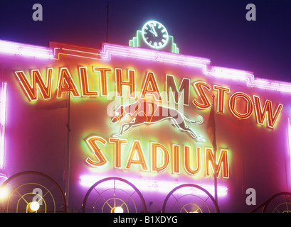 Walthamstow Stadium Greyhound racing dog track East End London England UK Stock Photo