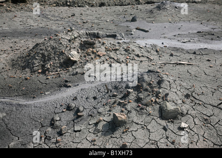 Mud volcano at baratang island,andaman,india Stock Photo