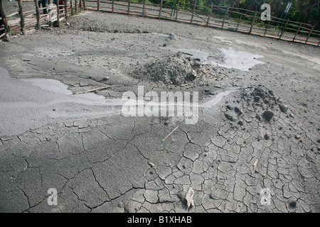 Mud volcano at baratang island,andaman,india Stock Photo