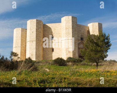 Castel del Monte Castle of the Mount Andria Bari Apulia Puglia Southern Italy Stock Photo