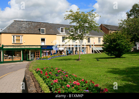 axminster town centre high street shops devon england uk gb Stock Photo ...