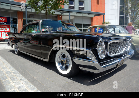 1960s Chrysler New Yorker on display at Gunwharf Quays, Portsmouth, Hampshire, UK Stock Photo