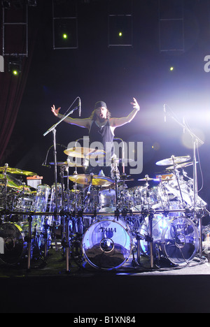 Mike Portnoy-drummer portrait, Dream Theater,Photo Kazimierz Jurewicz Stock Photo
