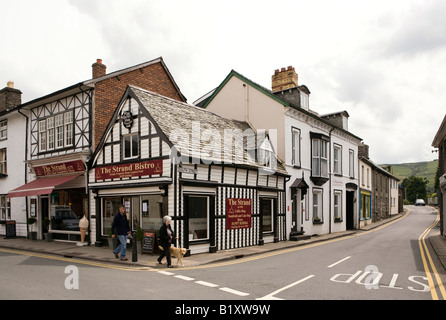 UK Wales Powys Rhayader town centre Ye Old Corner Shop Stock Photo