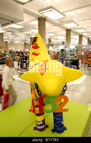 One of 120 Superlambanana sculptures in Liverpool to celebrate the Capital of Culture Stock Photo