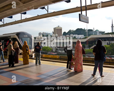 Pasar Seni metro station, Kuala Lumpur, Malaysia Stock Photo