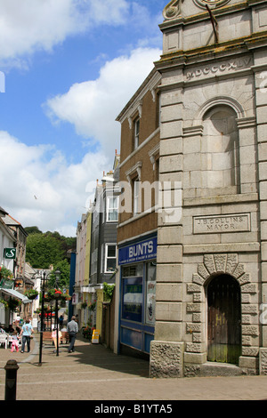bodmin town centre high street shops cornwall west country england uk gb Stock Photo