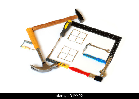Tools House Stock Photo