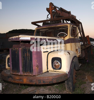 Old deserted truck Stock Photo