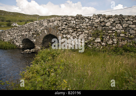 Bridge at Maam, Connemara, County Galway, used in the 1952 film 'The Quiet Man' Stock Photo