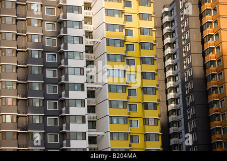 Apartment blocks in Beijing China Stock Photo