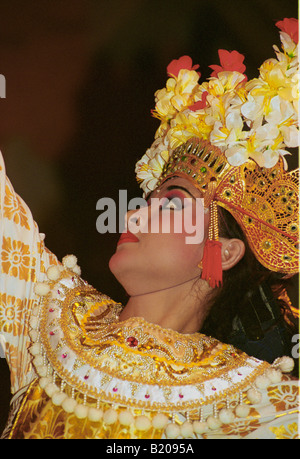 Legong Dancer - Bali, Indonesia - Ubud, Bali, Indonesia Stock Photo