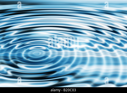 Abstract water ripples Stock Photo