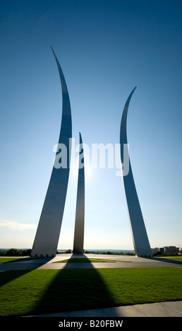 United States Air Force Memorial Arlington Virginia High resolution image. Stock Photo