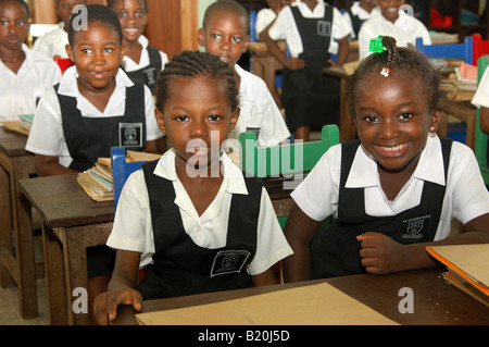 Smiling student at the De Youngsters International School, Accra Stock ...