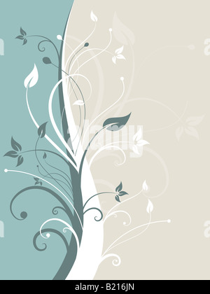 Abstract floral design Stock Photo