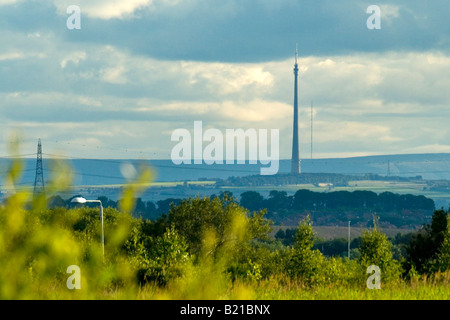 Emley Moor Mast Stock Photo